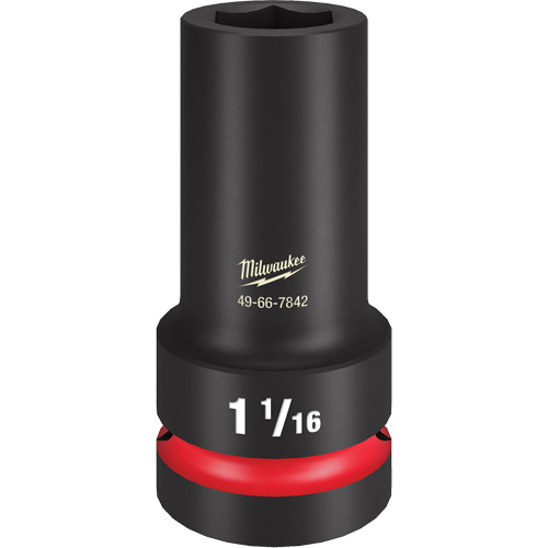 Shockwave Impact Duty Thin Wall Extra Socket, Impact, 1-1/16", 1" Drive, 6 Points, Deep Oxford Builders Supplies Inc