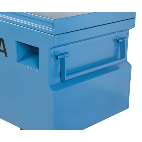 Jobsite Tool Box, 60" x 24" x 27-1/2", Steel, Blue Oxford Builders Supplies Inc
