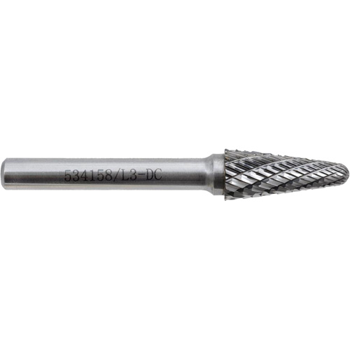 L3-DC Fraise conique 9 JET-KUT (embout rayon), 3/8" dia. Oxford Builders Supplies Inc