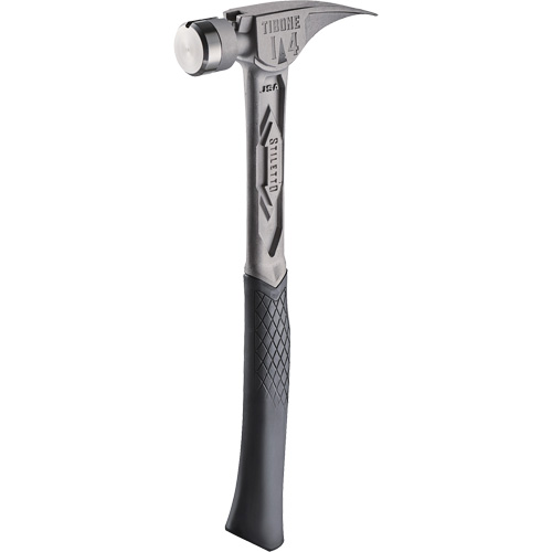 Marteau de charpente en titane lisse TIBONE, 14 oz, Prise en Acier plein, 15-1/4" lo Oxford Builders Supplies Inc