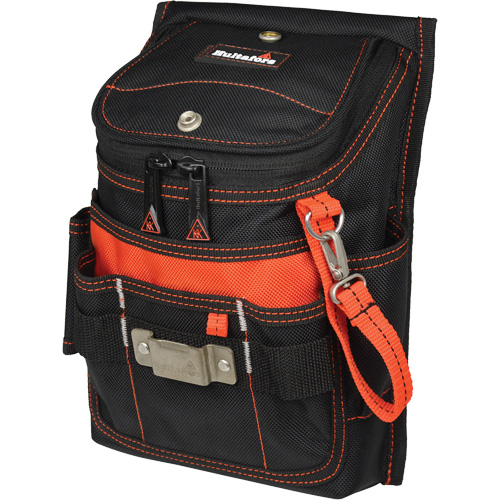 Medium Zip-Top Utility Pouch, Multiple Tool Holder, Ballistic Polyester Oxford Builders Supplies Inc
