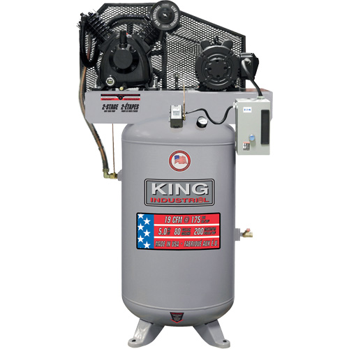 Compresseur d'air biphas&eacute;, 80 gal. (96 gal. US) Oxford Builders Supplies Inc