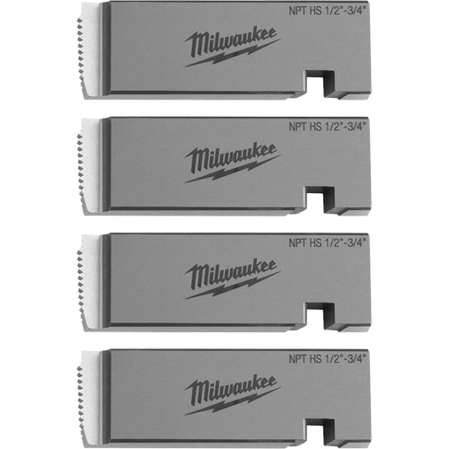 Fili&egrave;res de filetage pour tuyaux universel NPT, Pour tuyau de 1/2"-3/4", Acier rapide Oxford Builders Supplies Inc