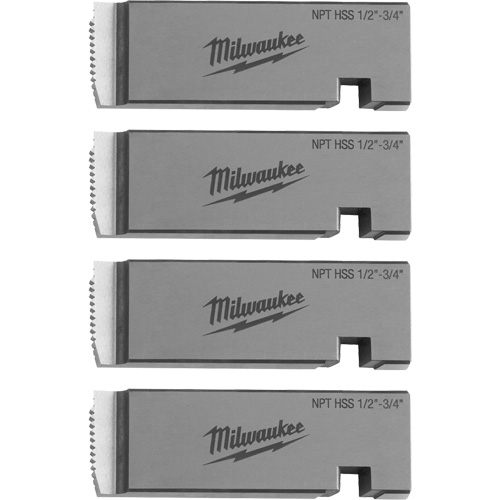 Fili&egrave;res de filetage pour tuyaux universel NPT, Pour tuyau de 1/2"-3/4", Haute vitesse pour acier inoxydable Oxford Builders Supplies Inc