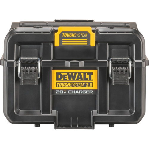 ToughSystem&reg; 2.0 20V Dual Port Charger, 14" x 15" x 9", Black/Yellow Oxford Builders Supplies Inc