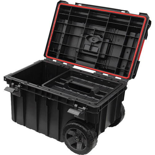 Coffre &agrave; outils roulant Arx, 23-4/5" x 16" x 15-3/5", Noir Oxford Builders Supplies Inc