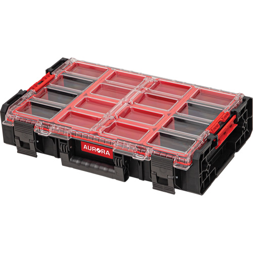 Organisateur 2 fois tr&egrave;s-grand avec bacs Arx, 23" x 15-1/5" x 6-4/5", Noir Oxford Builders Supplies Inc