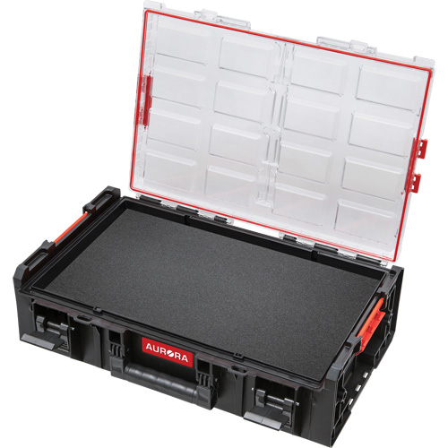Organisateur deux fois tr&egrave;s grand avec cloisons en mousse &agrave; plusieurs couches Arx, 23" x 15-1/5" x 6-4/5", Noir Oxford Builders Supplies Inc