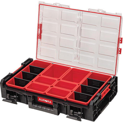 Organisateur tr&egrave;s-grand avec bacs courts Arx, 23" x 15-1/5" x 5", Noir Oxford Builders Supplies Inc