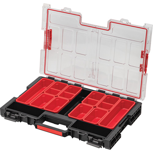 Grand organisateur avec bacs Arx, 21" x 15" x 3", Noir Oxford Builders Supplies Inc