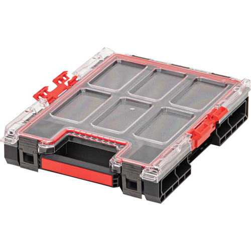 Arx Medium Organizer with Multilayer Foam Inserts, 10-3/10" x 14-3/10" x 3", Black Oxford Builders Supplies Inc