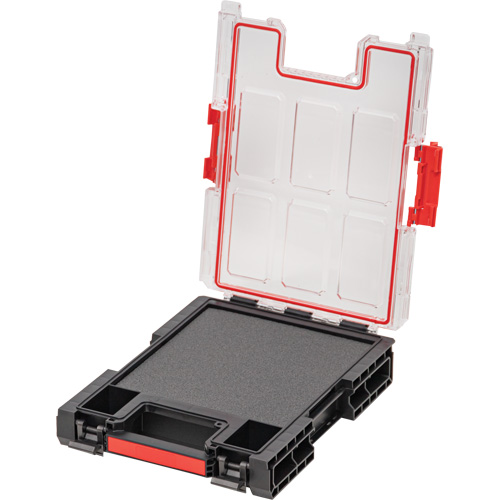 Arx Medium Organizer with Multilayer Foam Inserts, 10-3/10" x 14-3/10" x 3", Black Oxford Builders Supplies Inc