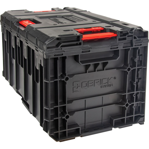 Arx&reg; Single Drawer Toolbox, 11-1/5" W x 18-3/10" D x 9-1/10" H, Black/Red Oxford Builders Supplies Inc