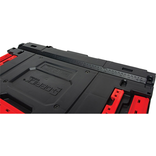 Arx&reg; Single Drawer Toolbox, 11-1/5" W x 18-3/10" D x 9-1/10" H, Black/Red Oxford Builders Supplies Inc