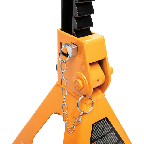 Ratcheting Jack Stand, Locking Pin, 6 tons Capacity, 15-3/4" - 24-1/2" H Oxford Builders Supplies Inc