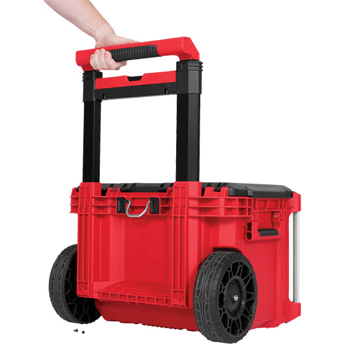 Boîte &agrave; outils sur roues PACKOUT, 18" x 22" x 19-1/2", Noir/Rouge Oxford Builders Supplies Inc