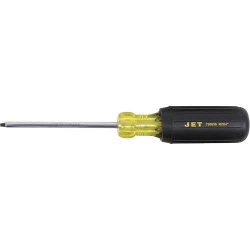 JKSR-2 Tournevis &agrave; pointe carr&eacute;e, Tige de #2, Ronde, 4" lo, Prise en Coussin&eacute;e Oxford Builders Supplies Inc