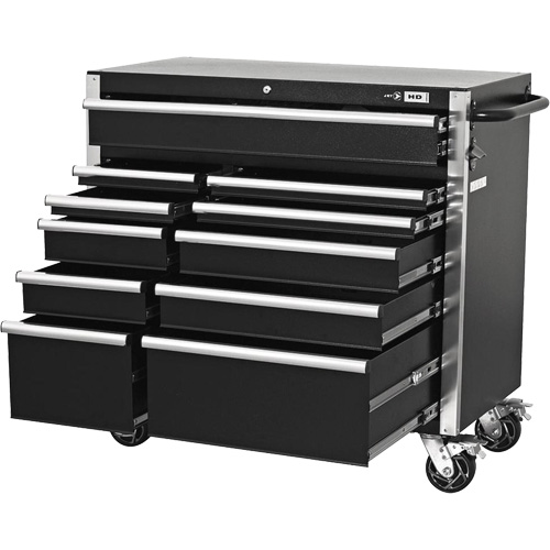 HDCC-4115 Combo boîte &agrave; outils s&eacute;rie HD, 21-1/2" P x 44-1/5" la x 63-3/10" h, Noir Oxford Builders Supplies Inc