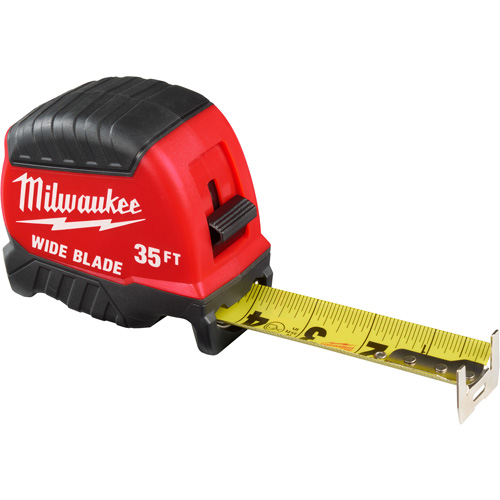 Wide Blade Tape Measure, 1-3/8" x 35' Oxford Builders Supplies Inc