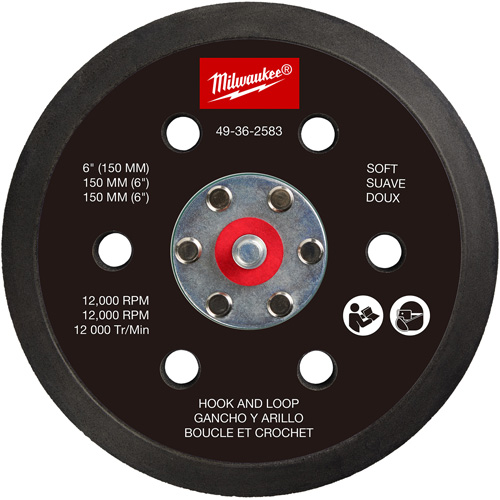 Ensemble de ponceuse orbitale al&eacute;atoire 6" M12 FUEL Oxford Builders Supplies Inc