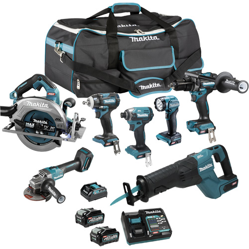 XGT Brushless 7-Tool Combo Kit, 40 V Oxford Builders Supplies Inc
