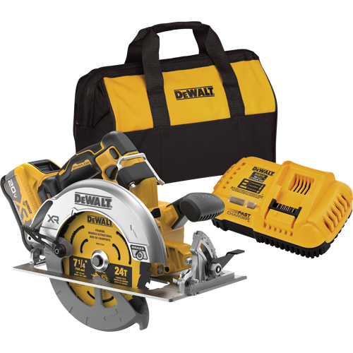 Trousse de scie circulaire sans balai sans fil MAX* XR avec XR POWERPACK, 7-1/4", 20 V Oxford Builders Supplies Inc