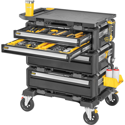 Poste de travail modulaire 5-en-1 TOUGHSYSTEM 2.0 DXL, 34" x 25-4/5" x 39", Noir/Jaune Oxford Builders Supplies Inc
