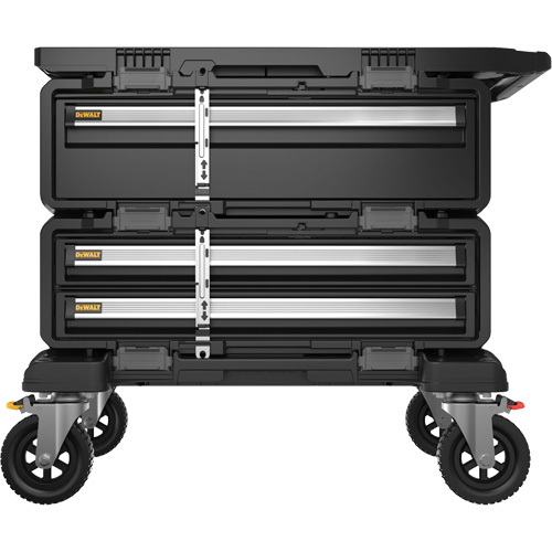 Poste de travail modulaire 4-en-1 TOUGHSYSTEM 2.0 DXL, 34" x 25-4/5" x 30", Noir/Jaune Oxford Builders Supplies Inc