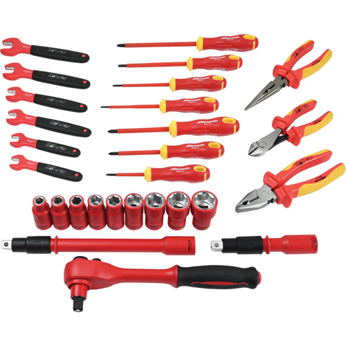 Insulated Tool Set, 1000 V, 28 Pcs Oxford Builders Supplies Inc