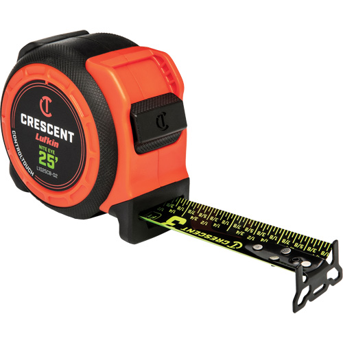  CONTROLTOUCH NITE EYE Tape Measure, 1-3/16" x 25', SAE Graduations Oxford Builders Supplies Inc