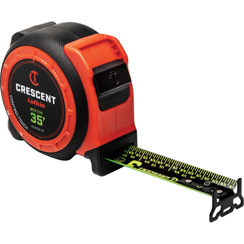  CONTROLTOUCH NITE EYE Tape Measure, 1-3/16" x 35', SAE Graduations Oxford Builders Supplies Inc