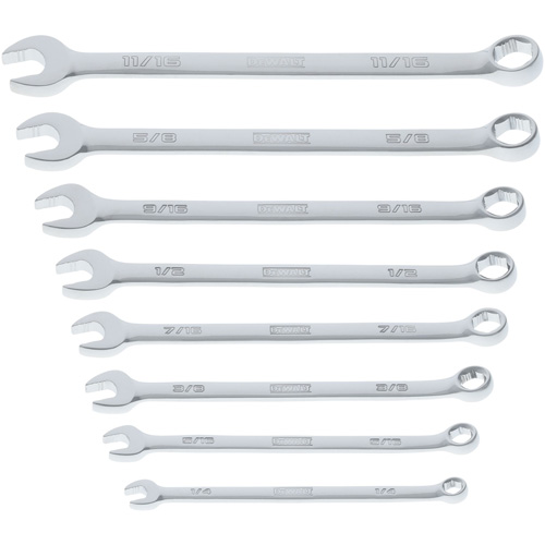 TOUGHSERIES Wrench Set, Combination, 8 Pieces, Imperial Oxford Builders Supplies Inc