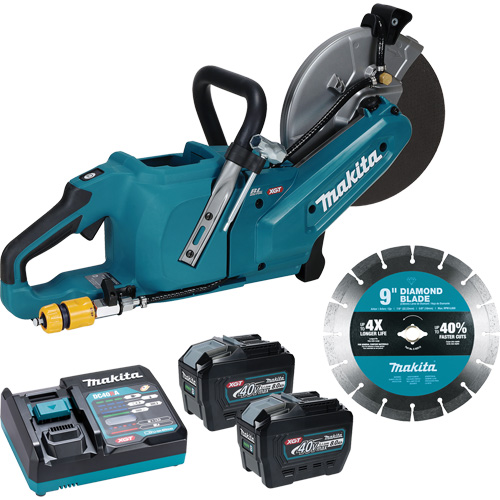 40Vmax XGT Brushless Power Cutter with 8.0Ah Batteries Kit, 9", 40 V Oxford Builders Supplies Inc