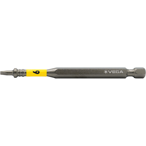Impactech&reg; Power Bit, Slot, 6F-8R Tip, 1/4" Drive Size, 3-1/2" Length Oxford Builders Supplies Inc