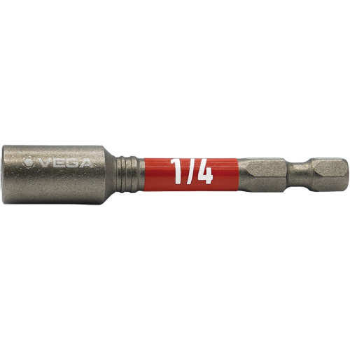 Tourne-&eacute;crou Impactech, Embout 1/4", Prise 1/4", 2-9/16" lo, Magn&eacute;tique Oxford Builders Supplies Inc