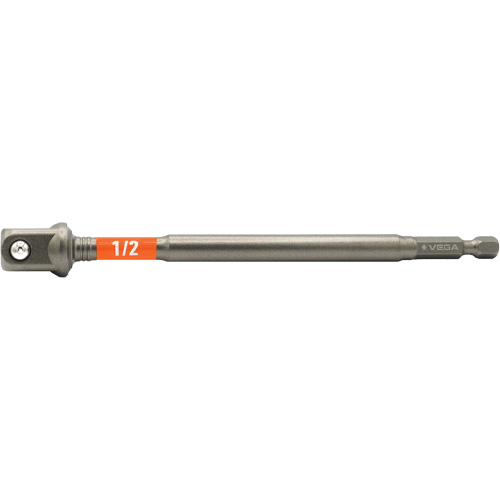 Impactech&reg; Impact Socket Adapter, 1/4" Drive Size, 1/2" Male Size, 6" L Oxford Builders Supplies Inc