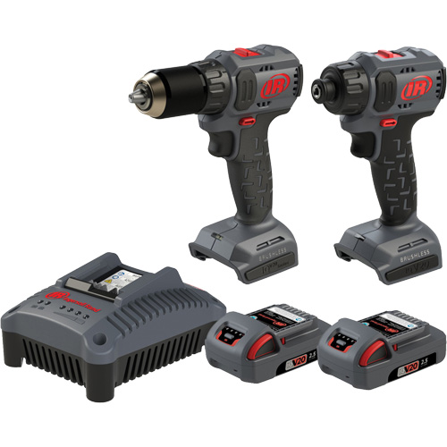 Compact Drill & Screwdriver Cordless Combo Tool Kit, Lithium-Ion, 20 V Oxford Builders Supplies Inc