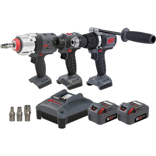 Screwdriver, Hammer Drill & Impact Driver Combo Tool Kit, Lithium-Ion, 20 V Oxford Builders Supplies Inc