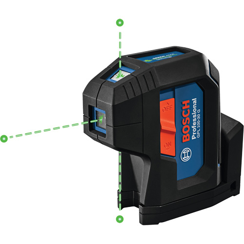 Laser dalignement autonivelant &agrave; faisceau vert &agrave; trois points Oxford Builders Supplies Inc