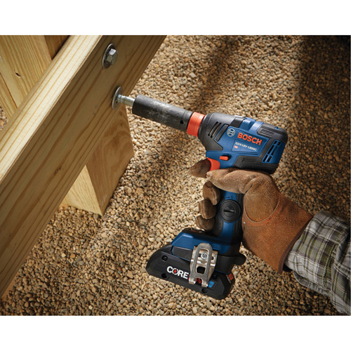 Two-In-One Bit/Socket Impact Driver/Wrench Kit, 1/2", 1800 in-lbs. Max. Torque, 18 V, Lithium-Ion Oxford Builders Supplies Inc
