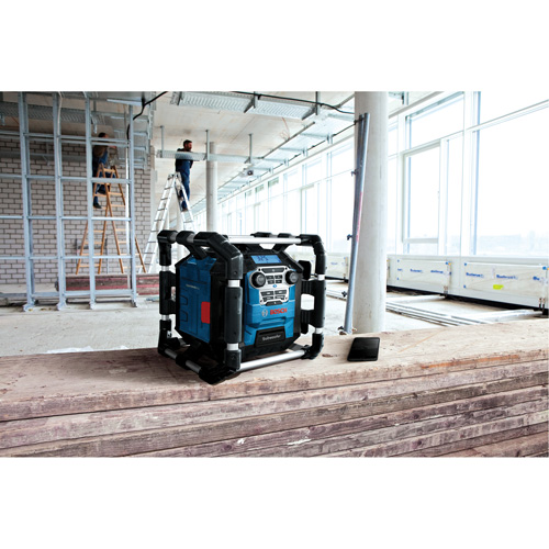 Jobsite Radio with Bluetooth&reg; 5.0 & Power Station, Lithium-Ion, 18 V Oxford Builders Supplies Inc