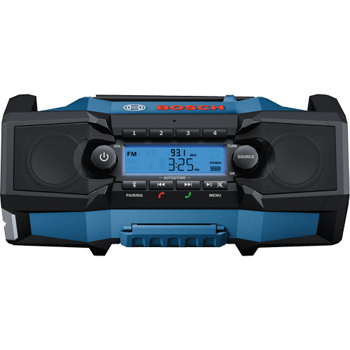 Radio de chantier compacte avec Bluetooth 5.0, Lithium-ion, 18 V Oxford Builders Supplies Inc