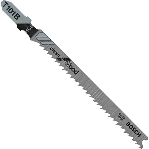 Jigsaw Blade, Carbon Steel, T-Shank, 4" L, 10 TPI Oxford Builders Supplies Inc