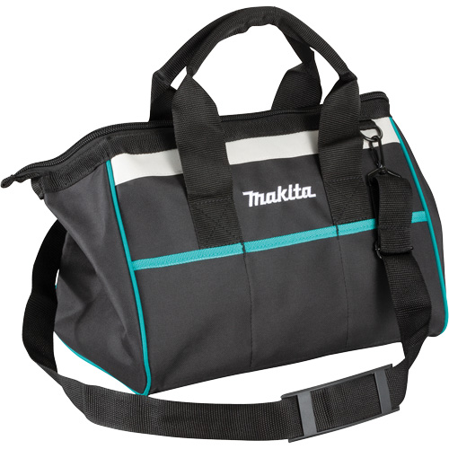 14" Tool Bag, Nylon, Black Oxford Builders Supplies Inc