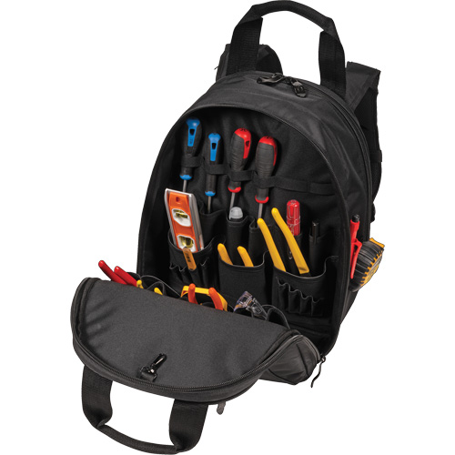 Sacs &agrave; dos Phantom pour outils &agrave; 36 poches, 11" lo x 14-1/2" la, Noir, Balistique/Polyester Oxford Builders Supplies Inc