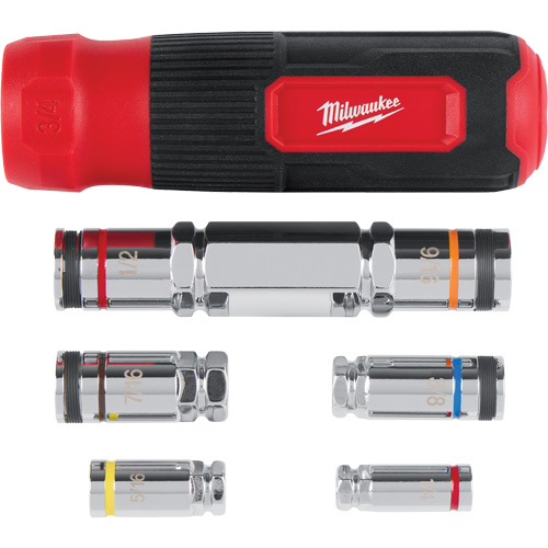 7-in-1 HOLLOWCORE Multi-Nut Driver, 9-9/100" L, Magnetic Oxford Builders Supplies Inc
