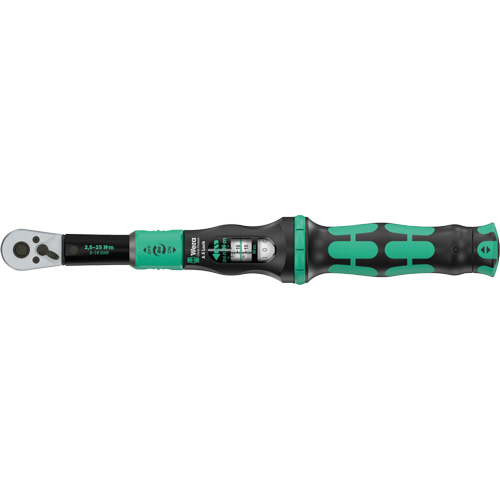 Adjustable Click-Torque Lock A 5 Torque Wrench with Torque Lock Function, Click, 1/4" Square Drive, 1 - 18 lbf. Ft Oxford Builders Supplies Inc