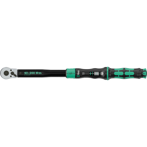 Adjustable Click-Torque Lock C 3 Torque Wrench with Torque Lock Function, Click, 1/2" Square Drive, 30 - 146 lbf. Ft Oxford Builders Supplies Inc