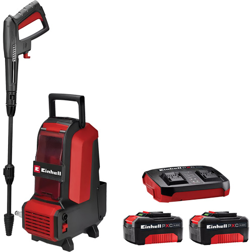 Laveuse &agrave; haute pression sans fil avec batterie 4 Ah PXC et ensemble de d&eacute;part de chargeur, &agrave; pile, 1522 psi, 1,23 gal./min Oxford Builders Supplies Inc