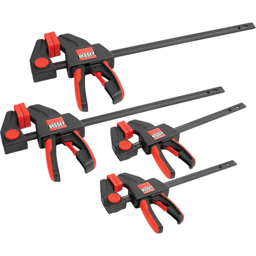 4-Piece Medium & Large Trigger Clamps Set, 12" (304.8 mm)/6" (152.4 mm) Oxford Builders Supplies Inc